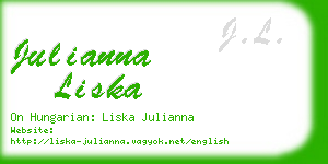 julianna liska business card